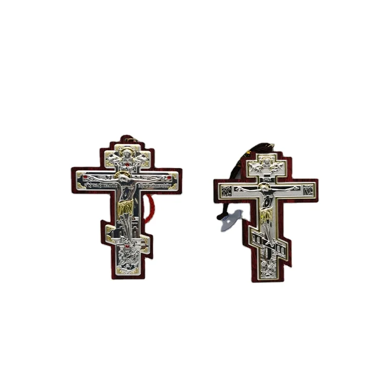 
Православный крест, уникальный дизайн, кулон, Святого Бенедикта, Иисуса, крест, изысканный религиозный кулон, распятие 