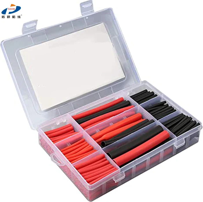 125 C Multi-color small package bag heat shrink tube insulation heat shrink tube sleeve supplier