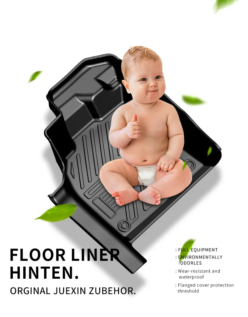 Коврик для ног из ТПЭ защиты окружающей среды 6D нано-бархатный коврик автомобиля с шелковым кольцом специальный водонепроницаемый