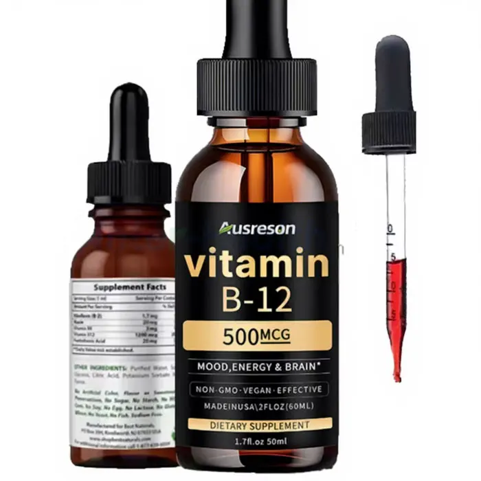 5000 Mcg Vitamin B12 Liquid - Energy & Metabolism Support