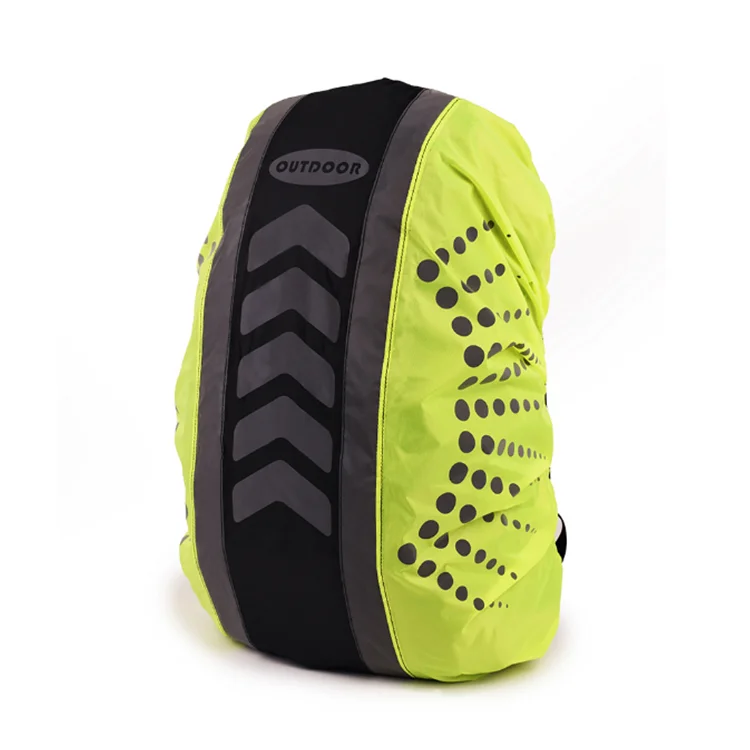 reflective backpack cover cycling