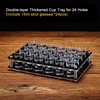 24 holes(4*6)+24 cups