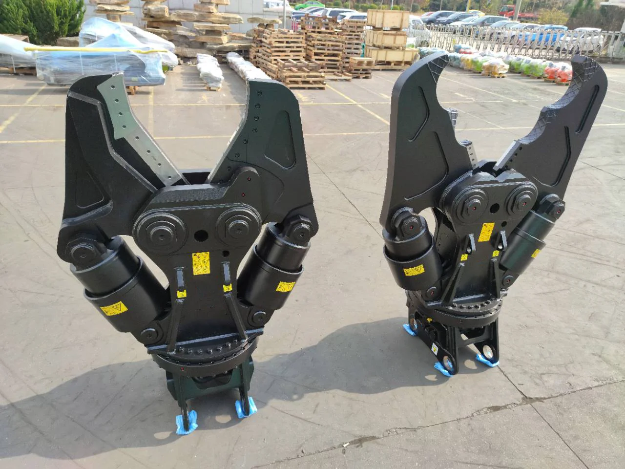 Heavy Duty Excavator Attachments Double Cylinder Full Blade Hydraulic Shear