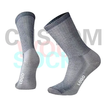 Men Long Ribbed Ship Thick Cusioned Soft Real Merino Cashmere Wool Socks
