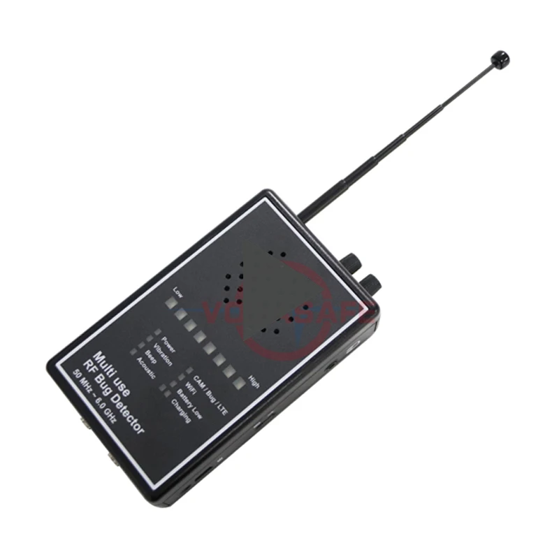 Hot Sale Small Spy Camera Detector 50 MHz ~ 6.0 GHz Range Wireless Bug Finder WiFi Connectivity Spy Wireless Voice Recorder