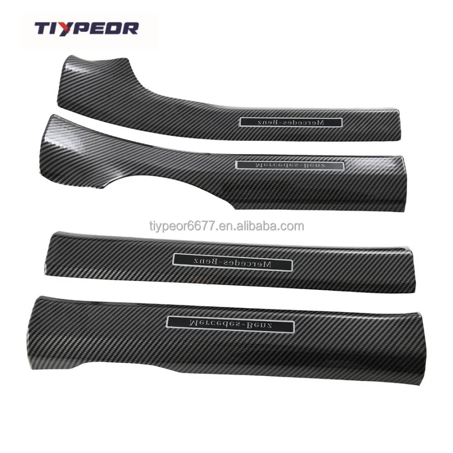 product exterior trims kit for mercedes benz e300l 2024 door cup protector handle front fog lamp rear mirror charging port cover-5