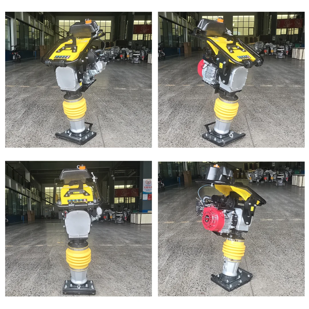 Building Construction Machinery High-quality Soil Earth Hand Push Rm80 Petrol Gasoline Jumping Jack Tamping Rammer Compactor