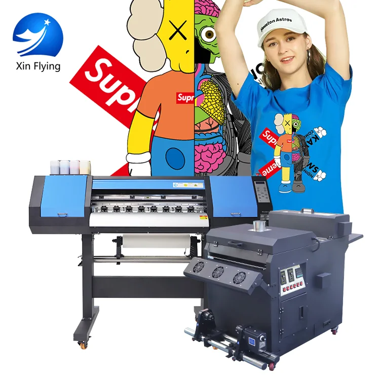 Digital Cotton Fabric Printing Machine for the Tshirt Pet Film Printing Machine DTF Printer on Stock