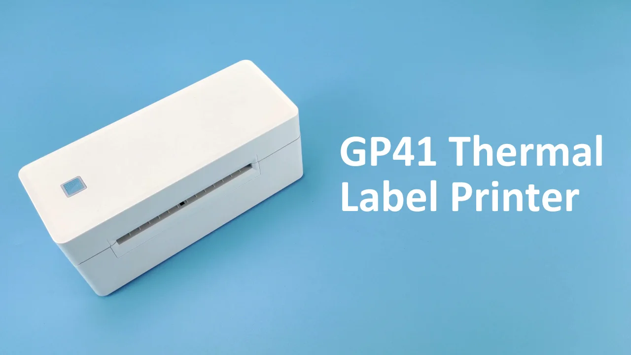 150mm/s Waybill Printer Machine Gp41 Roll Sticker Barcode 4x6 Shipping