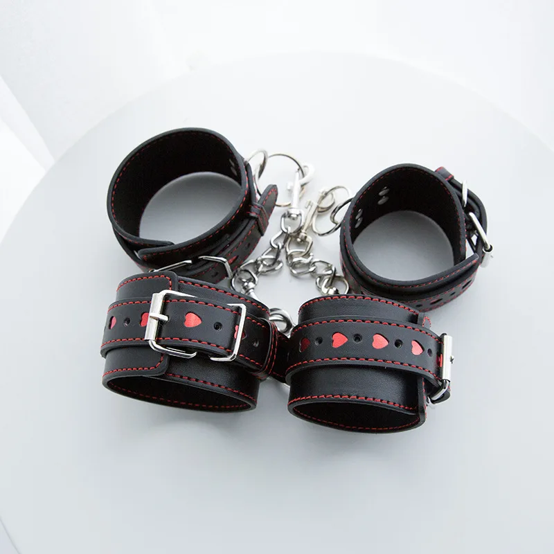 Restraint Bondage Hog Tie Handcuff Leg Ankle Cuffs Leather Restraint Bondage Hog Tie Handcuff Leg Ankle Cuffs Leather