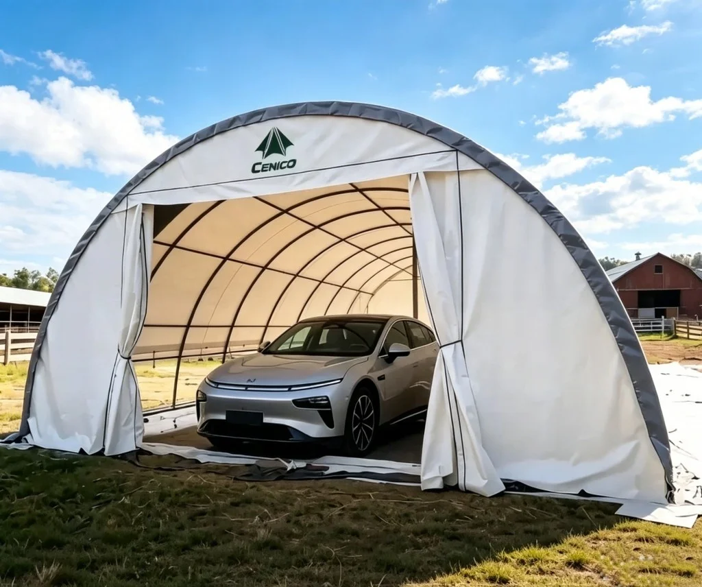 Portable Hay Crop Storage Shelter ,  Agricultural Warehouse Tent , Fabric Buildings , Dome Shelter