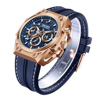 MEGIR 4220 New Top Brand Luxury Mens Watches Male Clocks Date Sports Fashion Wristwatch Multifunction Quartz Business Men Watch