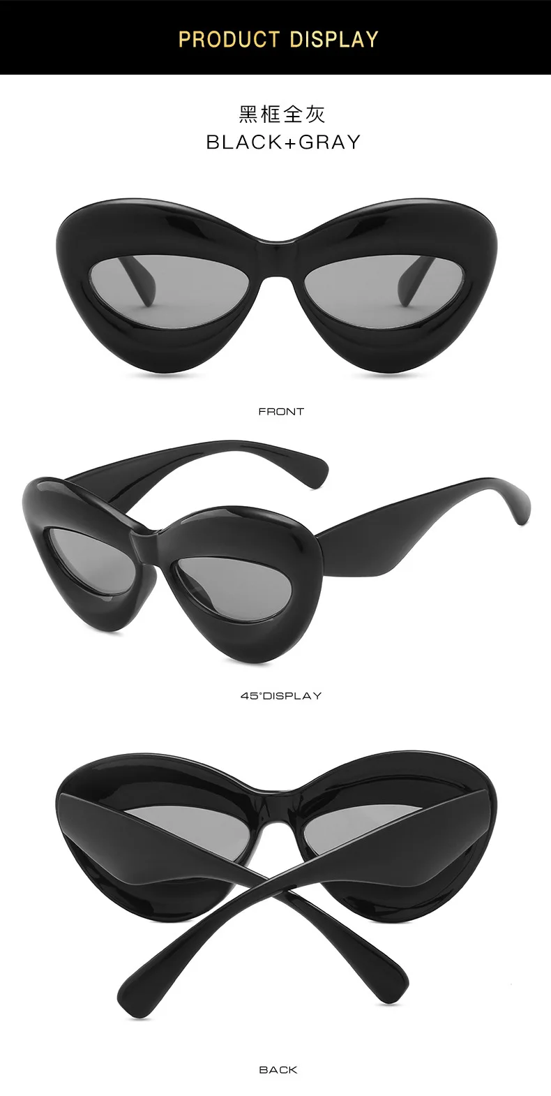 Ksl01 Hot Fashion Acetate Shades Vintage Candy Color New 2023 Unisex