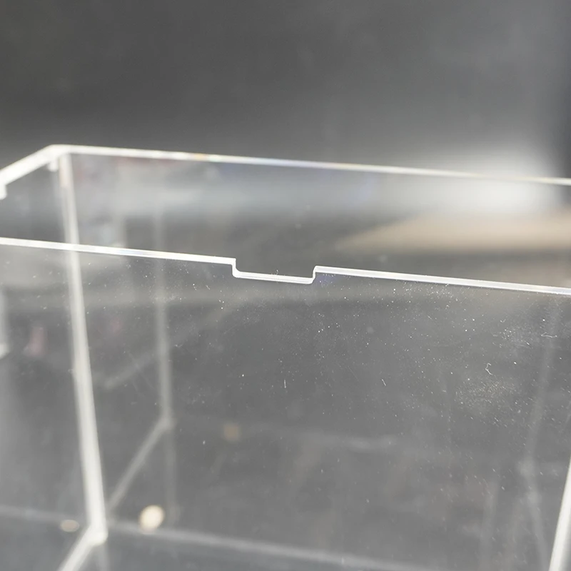 Custom Clear UV-Resistant Pokemoned Elite Trainer Box Protective Case Acrylic ETB Display Case with Finger Hole