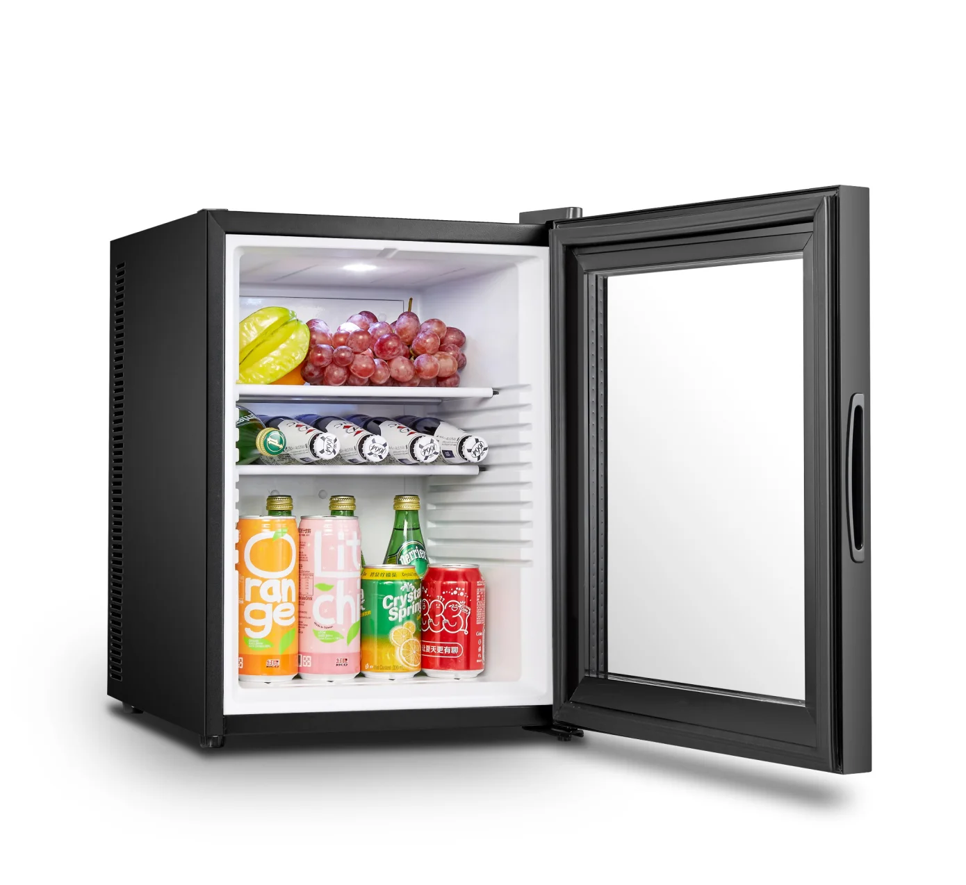 холодильный шкаф со стеклянной дверью маленький