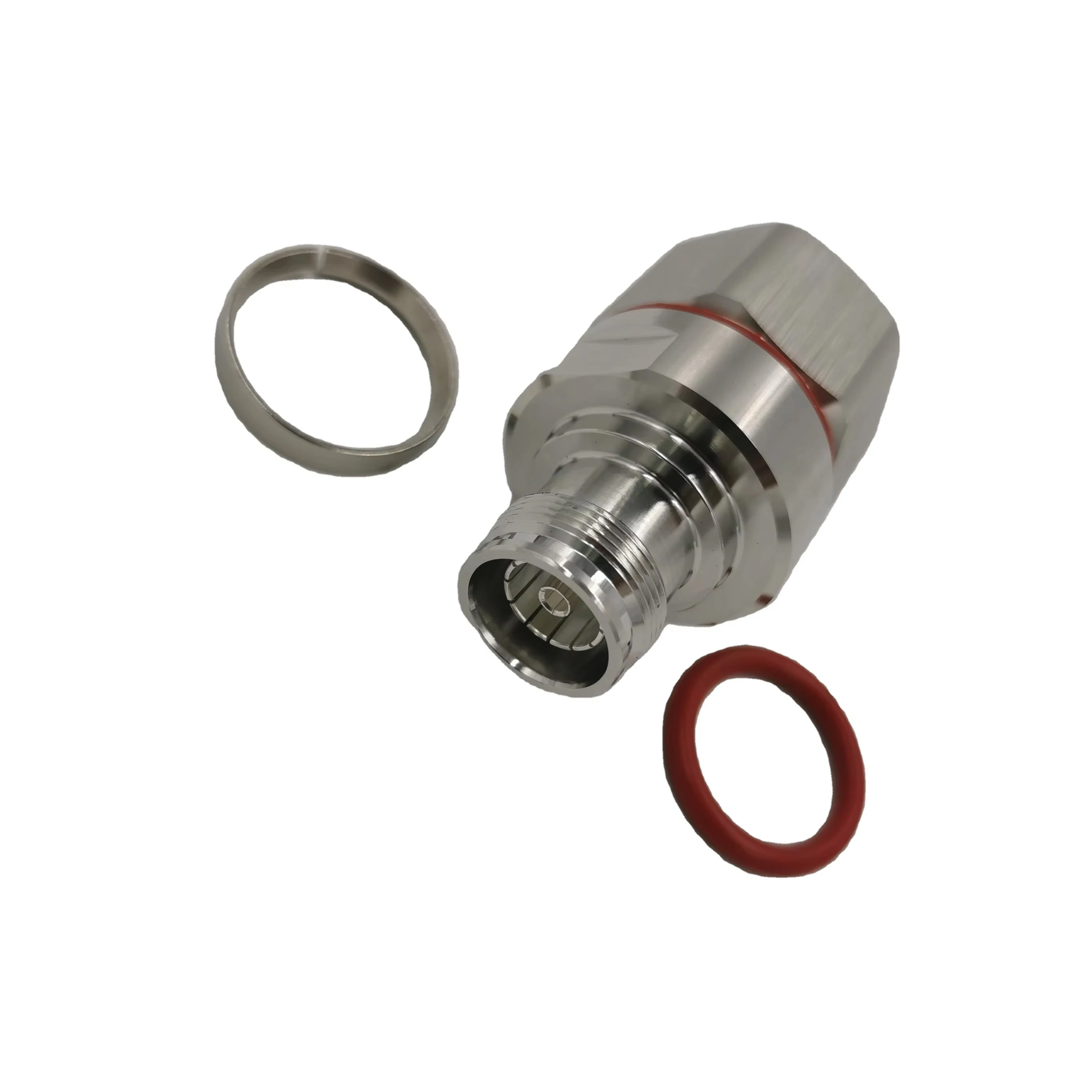 MINI DIN 4.3/10 Female Jack for 7/8 in Feeder Cable Connector LOW PIM 50-22