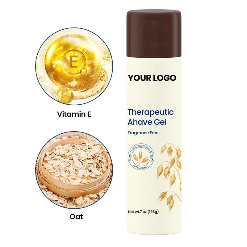 Wholesale Custom Moisturizing Barber Transparent Non-irritating Shaving Gel for Men Use to Help Prevent Razor Bumps(pic2)