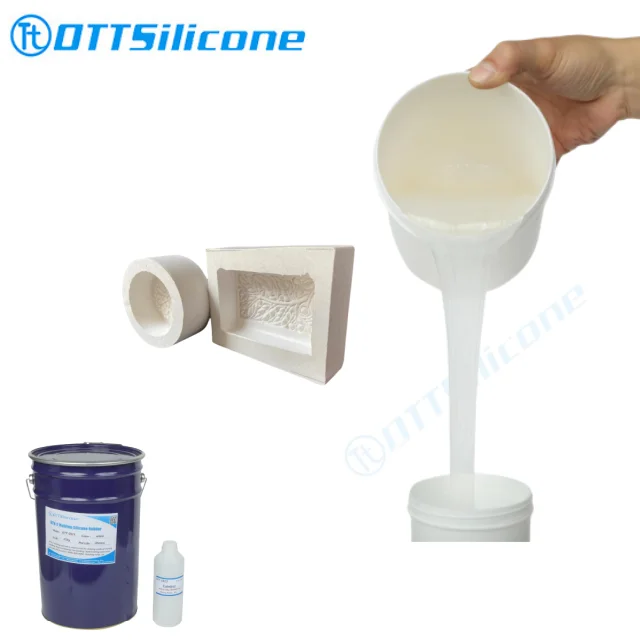 Liquid Silicone Rubber for Plater/Gepsum Mold Making RTV-2 Liquid Silicone