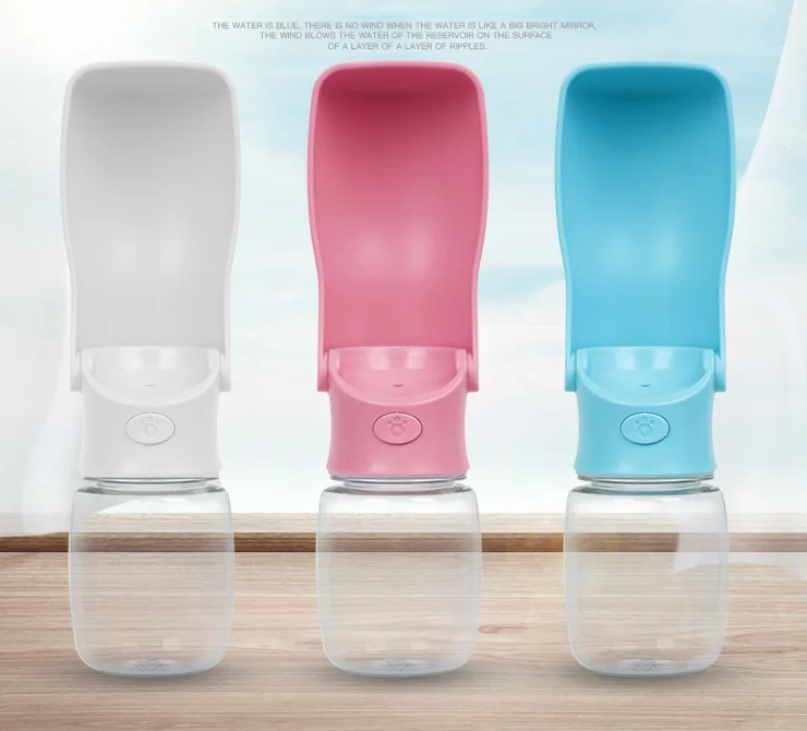 Zmaker 350ml/550ml Portable Pet Water Bottle Leak Proof Dog Water