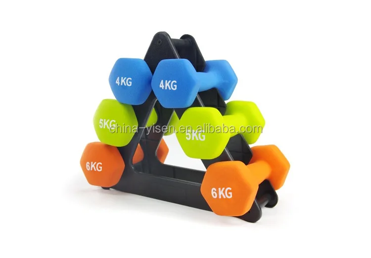 Dumbbell Set Rubber Hex Dumbbell High Quality Dumbles Weight Lifting Dumbbells