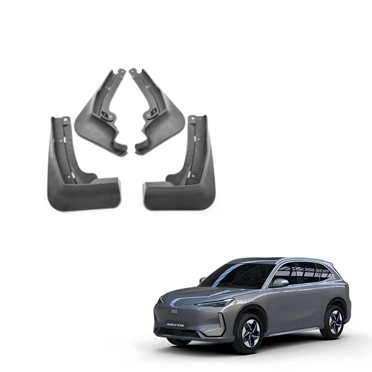 Fender Kereta untuk Geely EX5 Aksesori PP Plastik Mudguard Depan Belakang Splash Mud Guard Aksesori Luar Auto