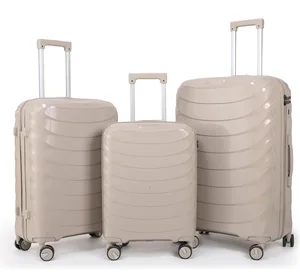 Luxury Large Suitcase Travel Set PP Valise 3pcs 20/24/28 Light Weight Maletas De Viaje with Best Service Cheap Price