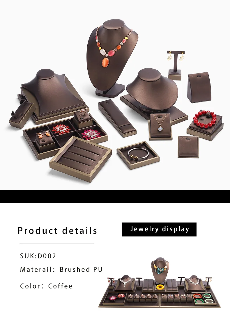 Digu Customized Leather Jewelry Display Props Wholesale Necklace