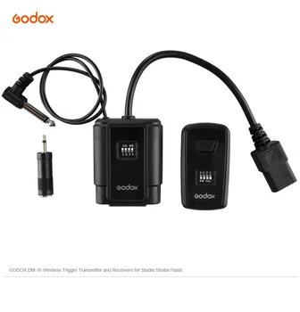 Godox DM-16 Channel Wireless Radio Remote Studio Flash Trigger for Cameras