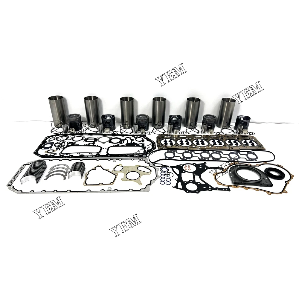 Overhaul Kit With Bearings Full Gasket Set Liner Kit Fit for Caterpillar C6.6 Tractor & Utility Vehicle Aftermarket Parts