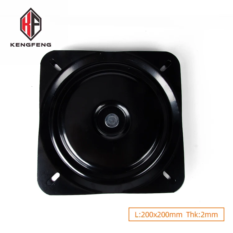 
Заводская Поворотная тарелка 20 см, черная, 180 градусов, для мебели, барного стула, поворотная тарелка с памятью высоты, сменная Поворотная тарелка 