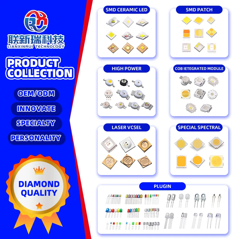 Original X-Lamp-CMT LED Family XP-C XP-E XP-E2 Torch XP-G XP-G3 Standard High Power Led Chip