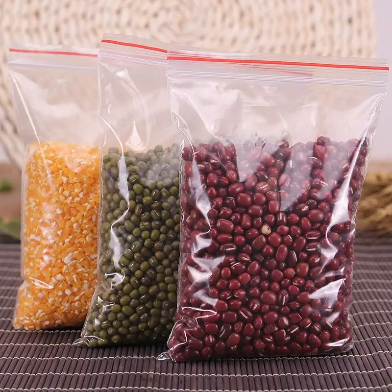 Self-Adhesive Zip Lock Plastic Packaging Bag PE Type Big Size Storage Bags for Clothes Blanket Garment Underwear Ziplock Bags
