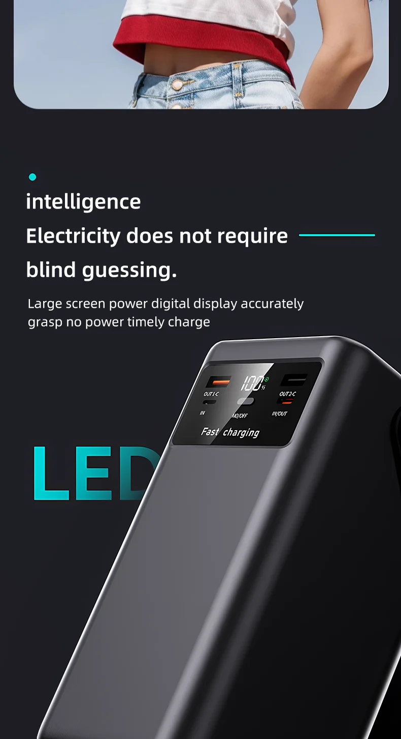 30,000mAh Rechargeable Portable Power Bank - Image 9