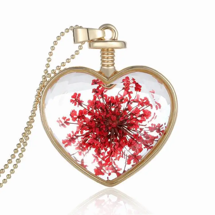 Fresh Flower Holder Necklace | Necklaces for Women | Holiday Gifts