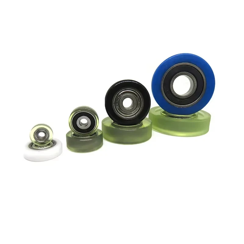 MTZC Low Friction Bearing 3*10*3MM Rubber Wheels 683 Polyurethane POM Nylon PU Plastic Rubber Coated Bearing