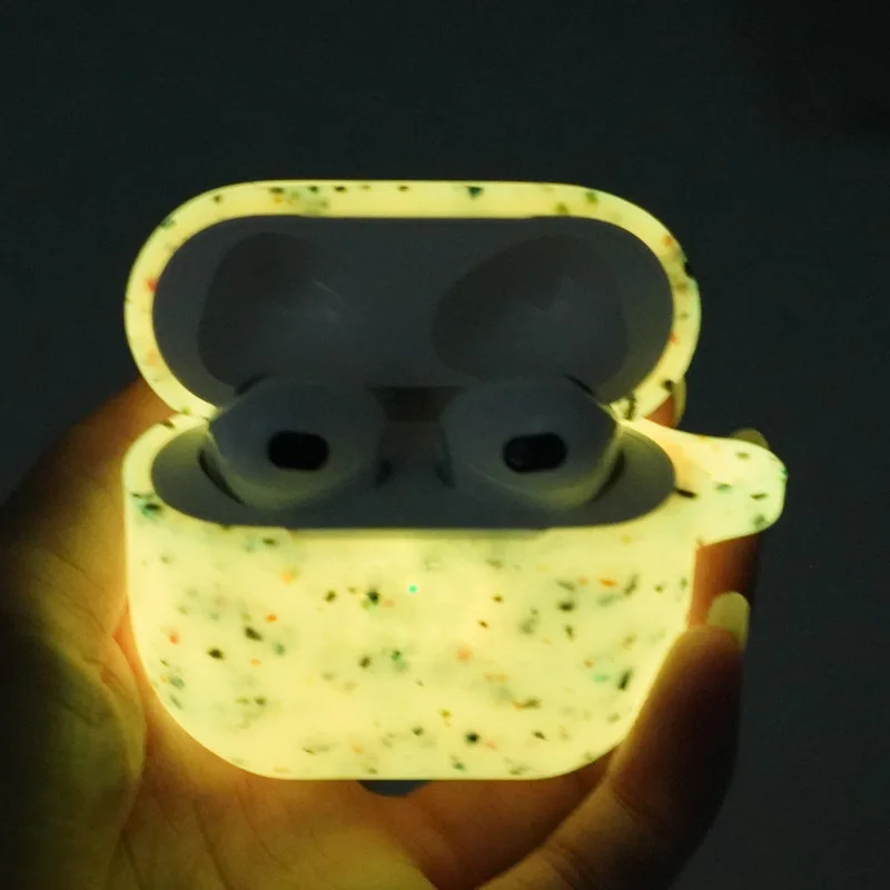 Waterproof Case Airpods Glow In The Dark Case Soft Silicone
