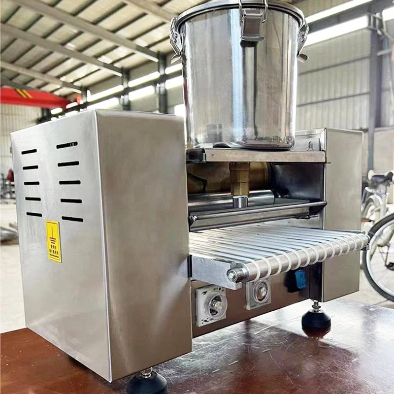 Durian Crepe Make Pour Crepe Commercial Melaleuca Cake Crust Duck Pancake Machine a De Crepe Automatique