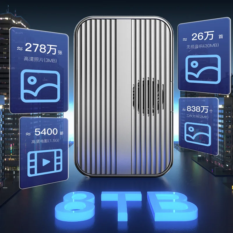 Готовый к отправке NVME 10 Гбит/с корпус SSD с поддержкой 2230 2242 2260 2280 8 ТБ внешний жесткий диск Корпус USB C магнитным