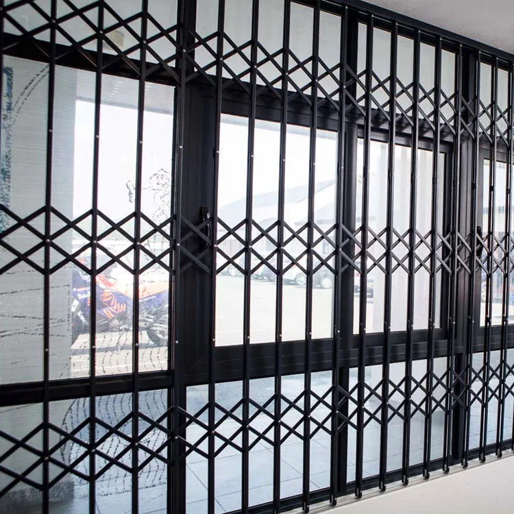 Anti Theft windows Security Grill Design Slide Window with Bars Aluminum Wrought Iron windows Design