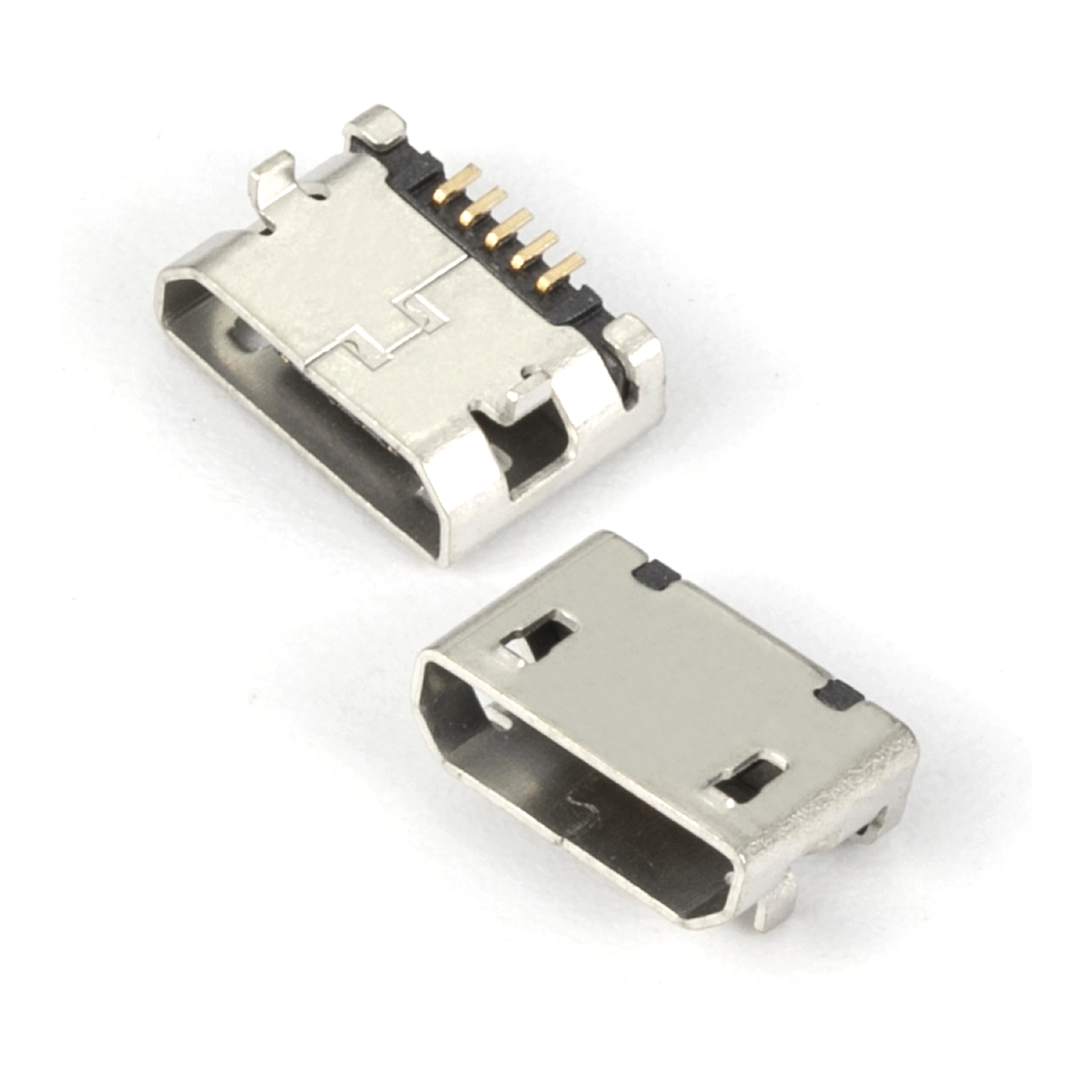 Micro USB Female Connector Mini USB Connector 5pin B Type Female Connector for Mobile Phone