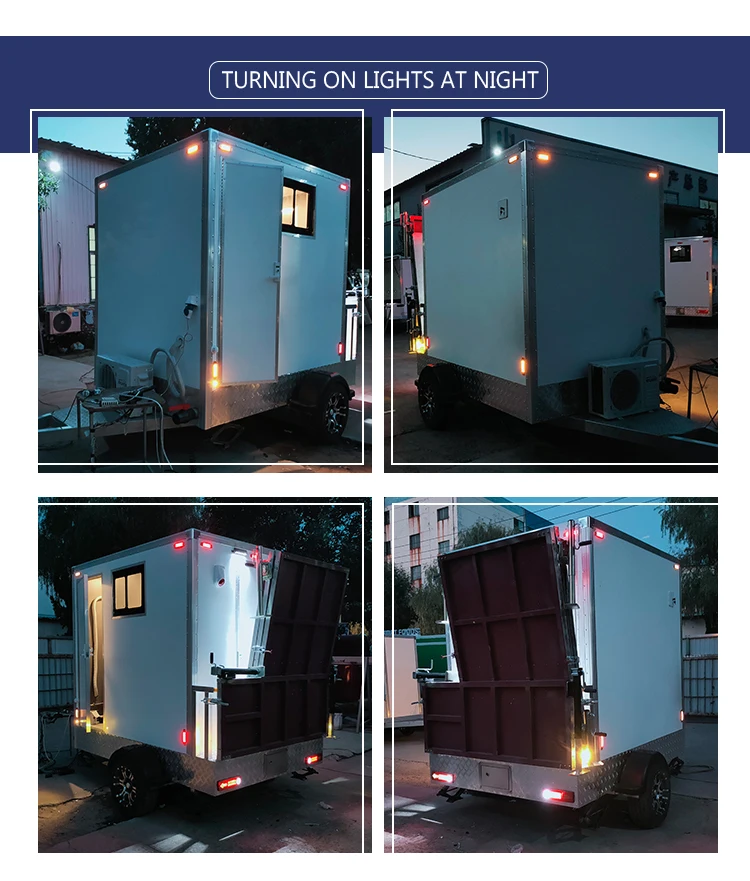 convenient mobile public toilet Portable Toilet Trailer handicapped toilet trailers details