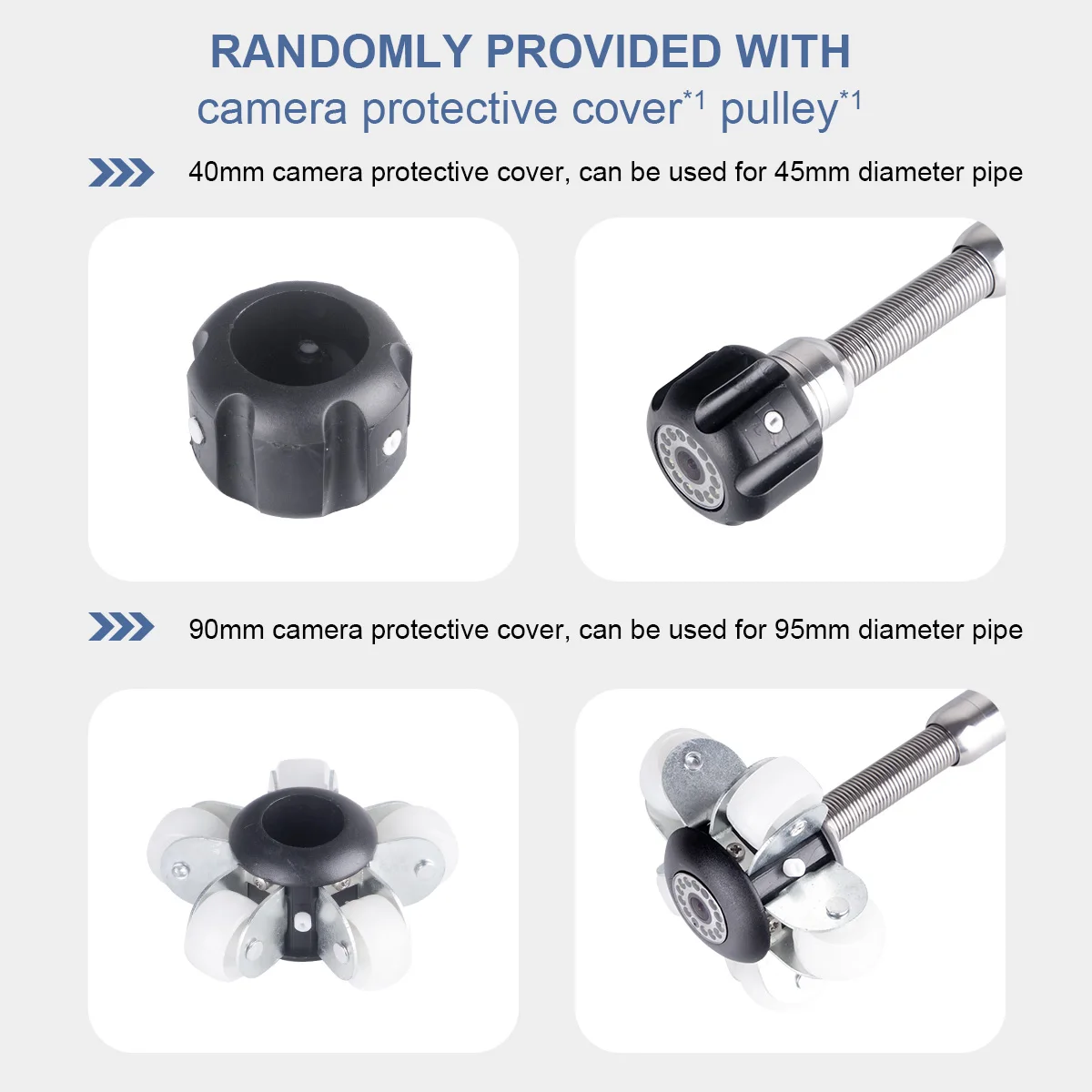 Sewer Camera 9Inch HD 1080P Screen 23MM Camera Head Pipe Camera Inspection 16GB DVR Video Recording 20M/30M/40M/50M 