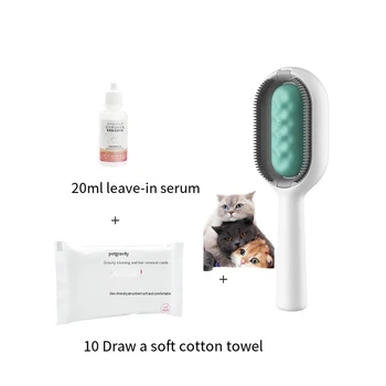 Best Selling New Design Pet Hair Remover Roller Self-Cleaning Dog Cat Brush Pet Hair Remover Comb