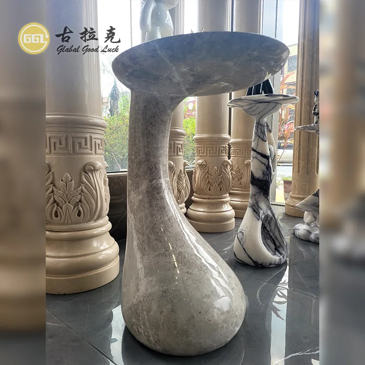 Grey marble table  (4)