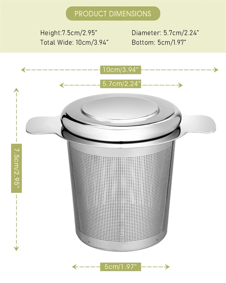 Harmony Seasoning Ball Tea Leak Hot Pot Spice Brine Filter 304 Stainless Steel Mesh Tea Maker