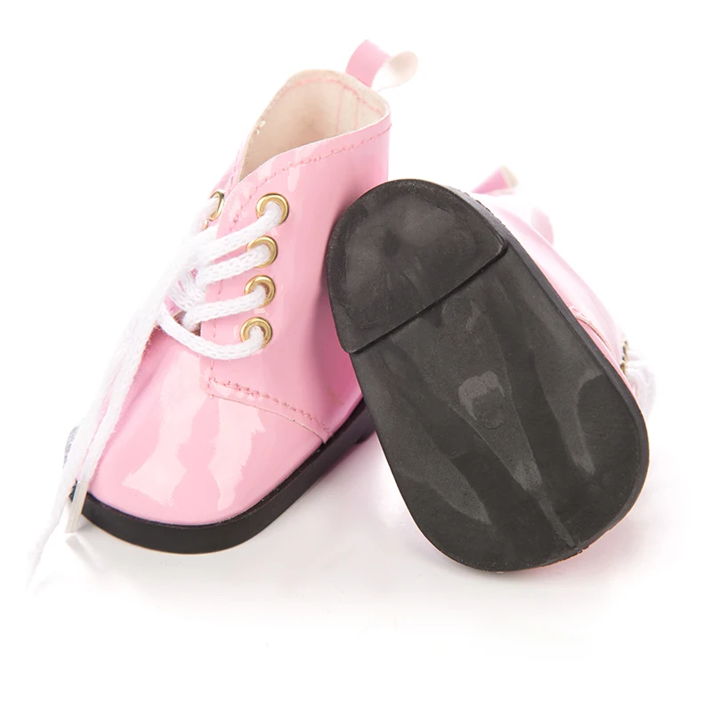 
 18 дюймов Американский Xifu кукла обувь, Розовый Мягкий американский девушка кукла обувь, удобная и подходящая ткань обувь куклы  