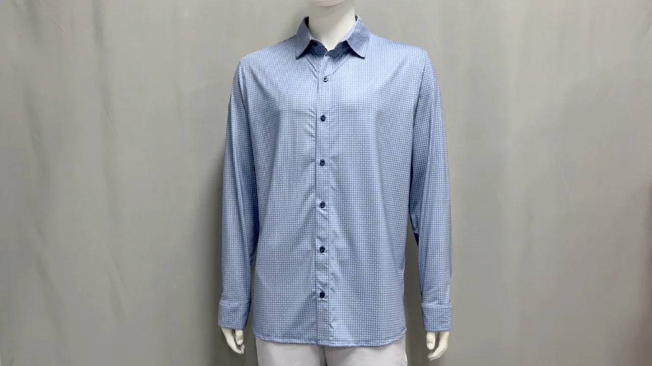 Custom Men's Shirts Print Pattern Stretch Full Sleeve Soft Cotton ...