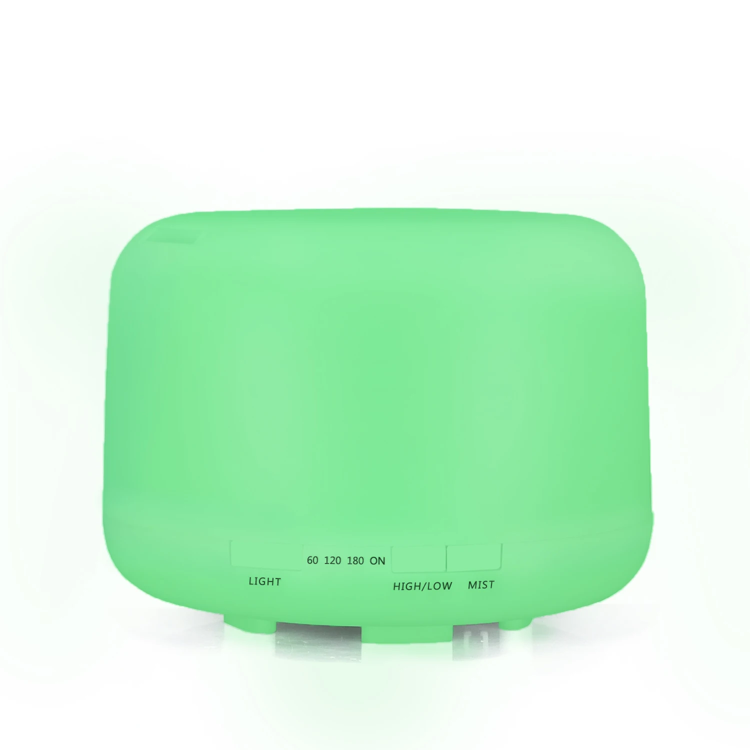 500ml White Ultrasonic Air Humidifier Aromatherapy Electric Essential Oil Diffuser With Adjustable High Low Mist Mode