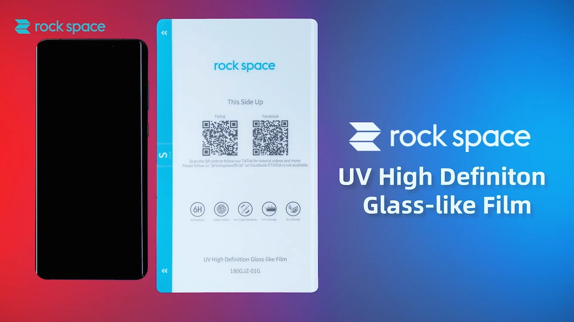 Rock Space Uv Flexible High Definition Screen Protector For Mobile