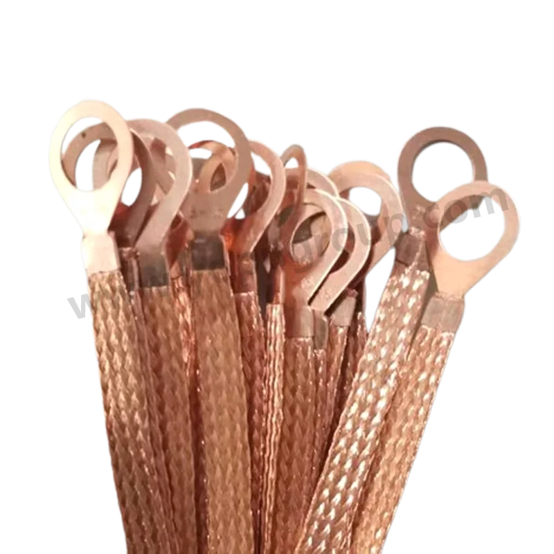 Flexible Tinned Copper Braid Great Quality Braided Ground Wire Copper